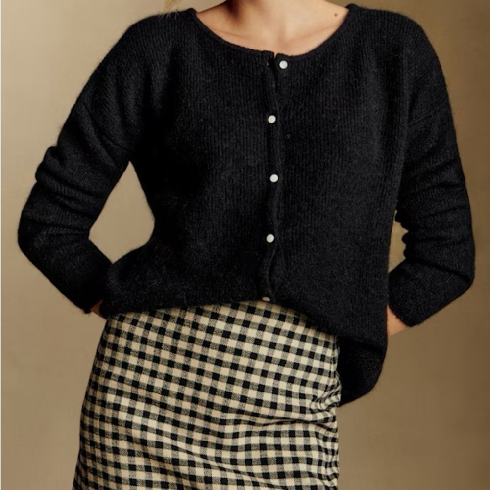 Sezane Gaspard Cardigan - Black